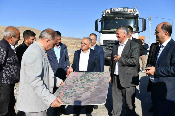 Başkan Büyükkılıç’tan, 22 Mahalleyi Ankara Yolu’na Bağlayacak 50 Milyon Tl’lik Yol Projesi