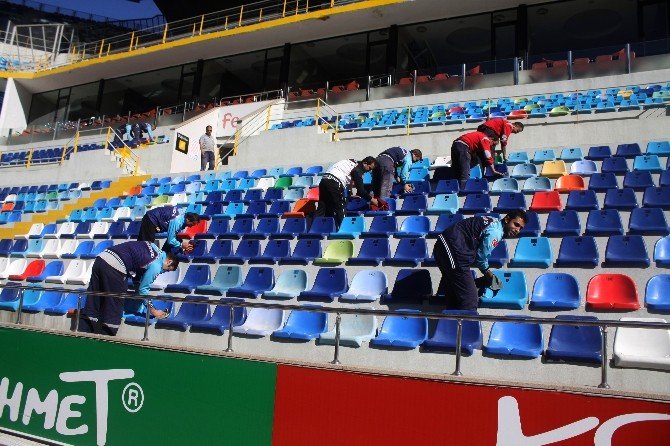 Kadir Has Stadı Fenerbahçe Maçına Hazırlanıyor
