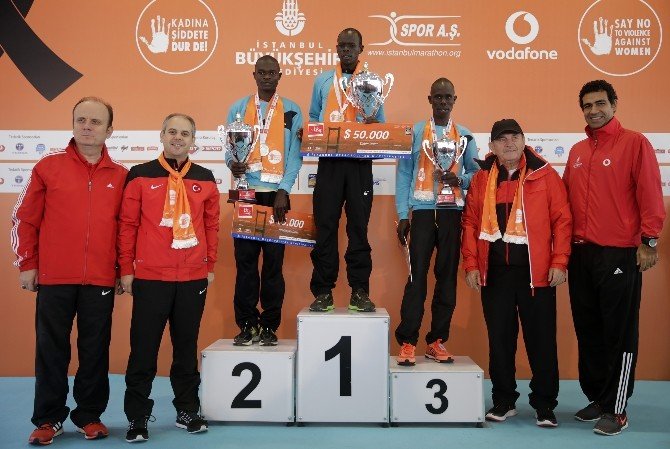 37. Vodafone İstanbul Maratonu’nda Ödüller Dağıtıldı