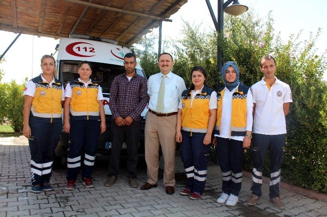 Vatandaştan 112 Çalışanlarına Teşekkür