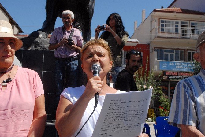 Yeşilova’da Krom Madeni Protestosu