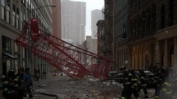 New York’ta Vinç Devrildi: 1 Ölü
