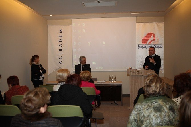 Kadın Ve Gençlik Platformu Üyelerine Bel Ve Boyun Sağlığı Eğitimi