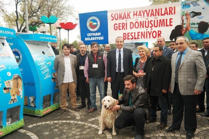 Ceyhan’da Sokak Hayvanları Geri Dönüşümle Besleniyor