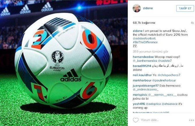 İşte Euro 2016’da Kullanılacak Top
