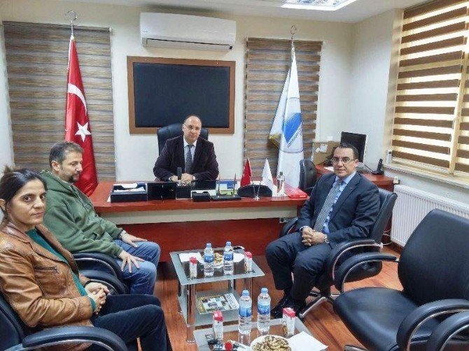 Kaymakam Ahmet Gazi Kaya, Kahta Meslek Yüksekokulunu Ziyaret Etti