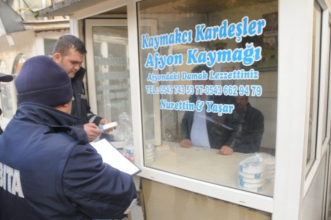 Afyon Kaymağı Denetimden Geçti