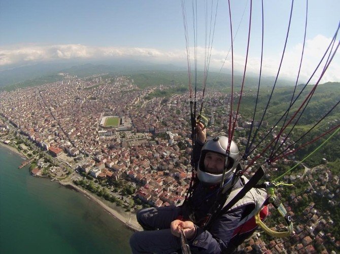 İhlas Haber Ajansı Giresun Muhabiri Ahmet Bilge Yamaç Paraşütü Kazası Geçirdi