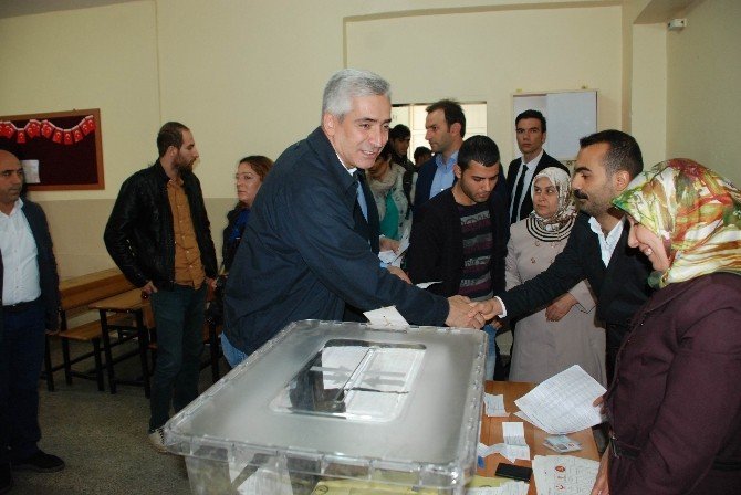 Ak Parti Diyarbakır Milletvekili Adayı Ensarioğlu Oyunu Kullandı