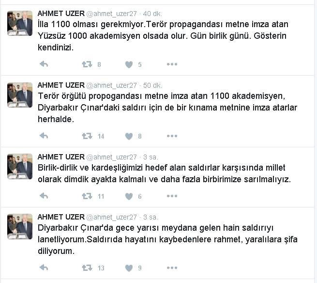Ak Partili Vekilden Çınar İçin Akademisyenlere İmza Çağrısı