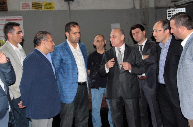 Ak Parti Milletvekili Çonkar, Tuzla’da Fabrikaları Ziyaret Etti