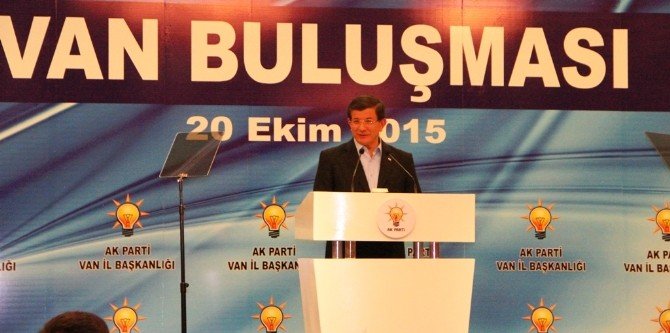 Başbakan Davutoğlu’nun Van Ziyareti