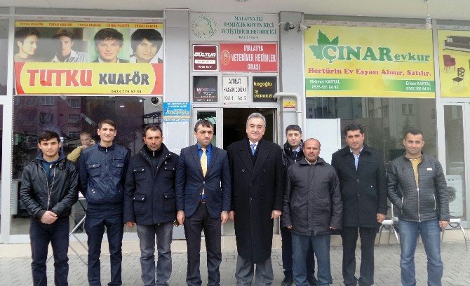 Eski Vekil Cemal Akın’dan, Koyun Keçi Yetiştiricileri Birliği’ne Ziyaret