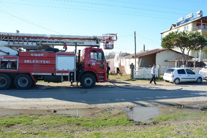 Sinop’ta Yangın Paniği