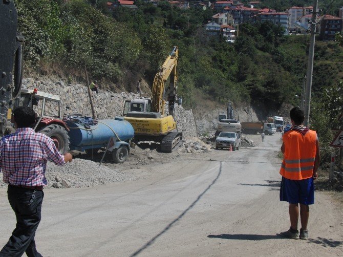 Amasra Kaleşah Yol Çalışmasında Sona Gelindi