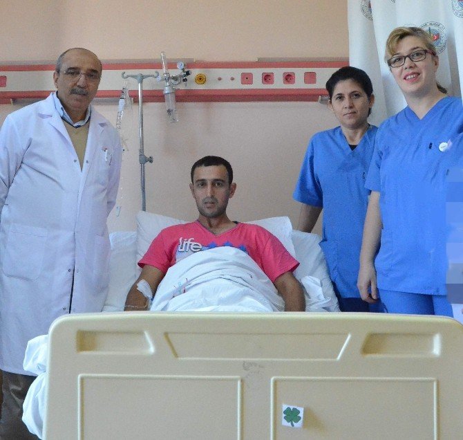 Para Yutan Şahıs Ameliyatla Sağlığına Kavuştu