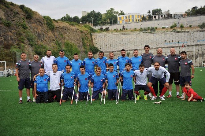 Ampute Milli Futbol Takımı Trabzon’da Kampa Girdi
