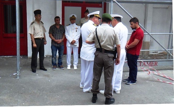 Denizde Kalp Krizi Geçiren Asker İçin Tören Düzenlendi