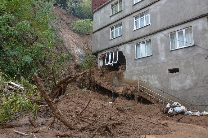 Artvin’in Borçka İlçesi’ndeki Heyelan