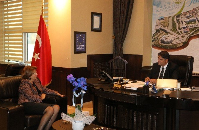 Kbü Rektörü Polat’a Ziyaret