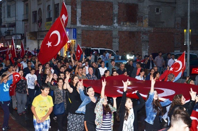 Bafra’da Şehitler İçin Yürüdüler