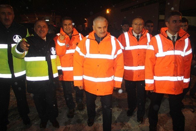 Bakan Binali Yıldırım Bolu Dağı’nda