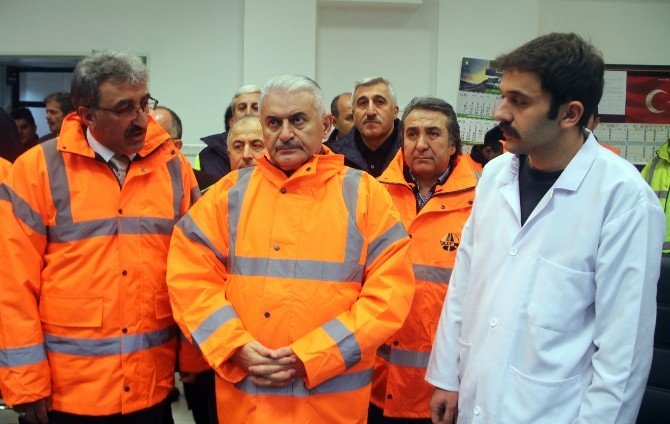 Bakan Binali Yıldırım Bolu Dağı’nda
