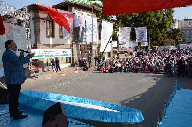 Bakan Eroğlu, Afyonkarahisar’da 28 Tesisin Temelini Attı
