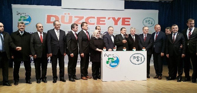 Bakan Eroğlu, Düzce’ye Müjdelerle Geldi