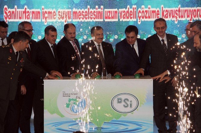 Bakan Eroğlu Şanlıurfa’da 75 Milyon Liralık 9 Tesisin Açılışını Yaptı