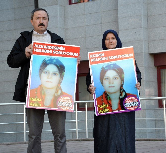 Öldürülen Rabia İçin Adalet İstediler
