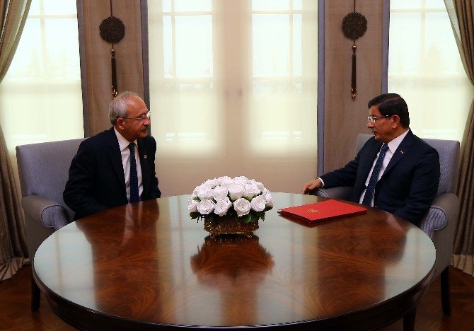 Davutoğlu-kılıçdaroğlu Görüşmesi Sona Erdi
