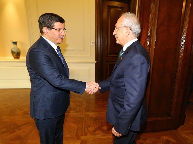 Davutoğlu-kılıçdaroğlu Görüşmesi Sona Erdi