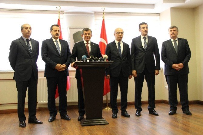 Başbakan Davutoğlu’ndan Açıklamalar
