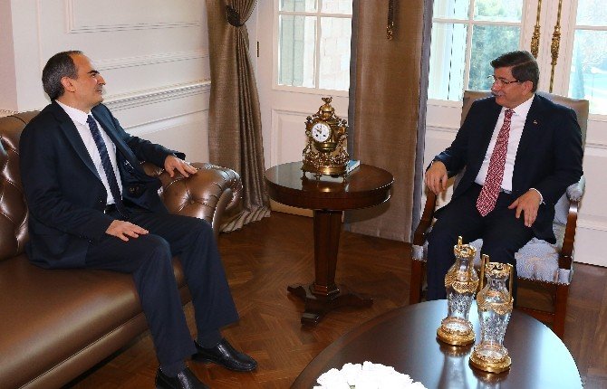 Başbakan Davutoğlu, Merkez Bankası Başkanı Başçı’yı Kabul Etti