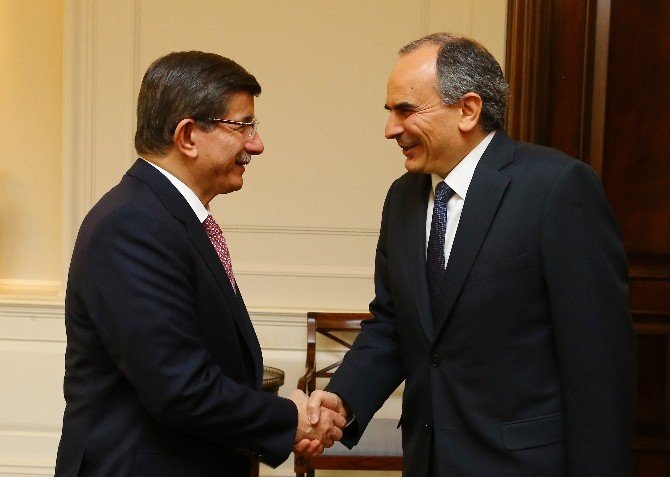Başbakan Davutoğlu, Merkez Bankası Başkanı Başçı’yı Kabul Etti