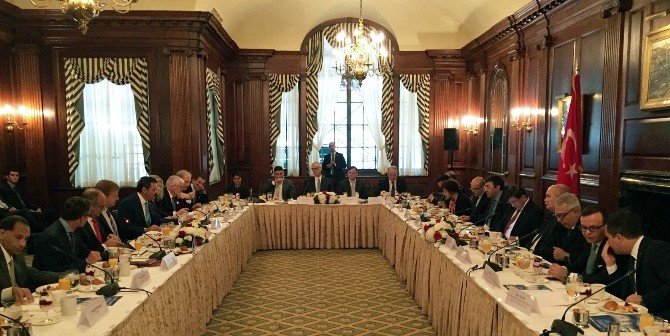 Başbakan Davutoğlu Ve Hisarcıklıoğlu Abd’li Ceo’larla Buluştu