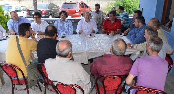 Başkan Gümrükçüoğlu Sanayi Esnafıyla Bir Araya Geldi