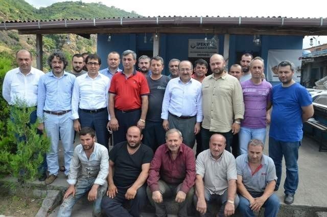 Başkan Gümrükçüoğlu Sanayi Esnafıyla Bir Araya Geldi