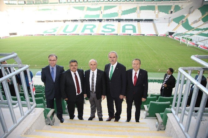 Başkanlardan Timsah Arena’ya Teknik İnceleme