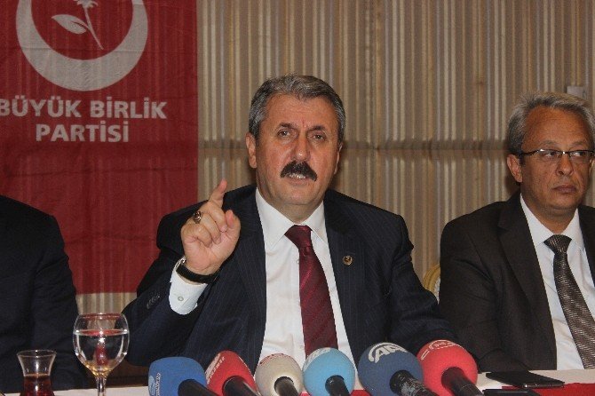 Bbp Genel Başkanı Destici’den ‘İttifak’ Açıklaması