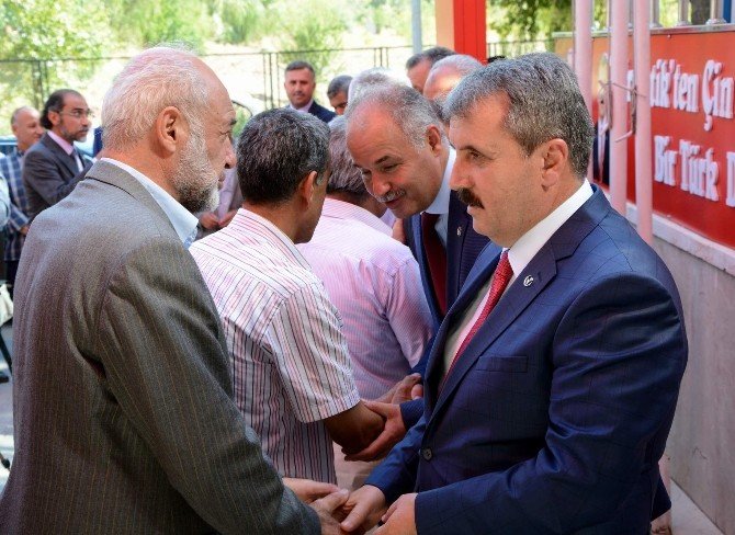 Bbp Genel Başkanı Destici Partililerle Bayramlaştı