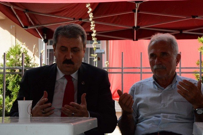 Destici’den Şehit Binbaşı Güzel’in Ailesine Taziye Ziyareti