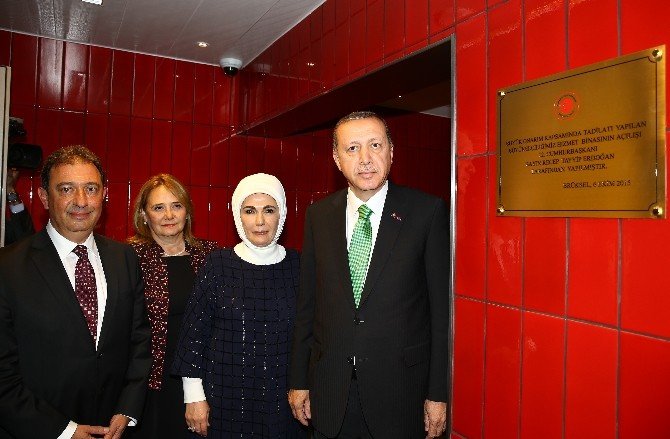 Erdoğan, Brüksel’de Büyükelçilik Kançılarya Binasının Açılışını Yaptı
