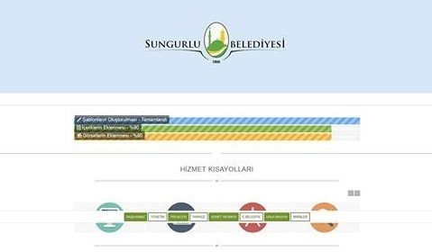 Sungurlu Belediyesi İnternet Sitesi Yenilendi