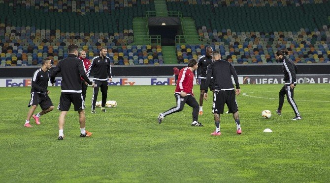 Beşiktaş, Sporting Lizbon Maçı Hazırlıklarını Tamamladı