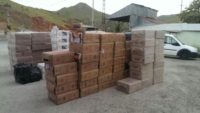 Bitlis’te Kaçak Sigara Operasyonu