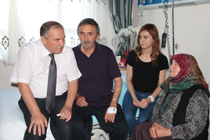 Bolu Belediye Başkanı Alaaddin Yılmaz, Hasta Ziyaretlerine Devam Ediyor