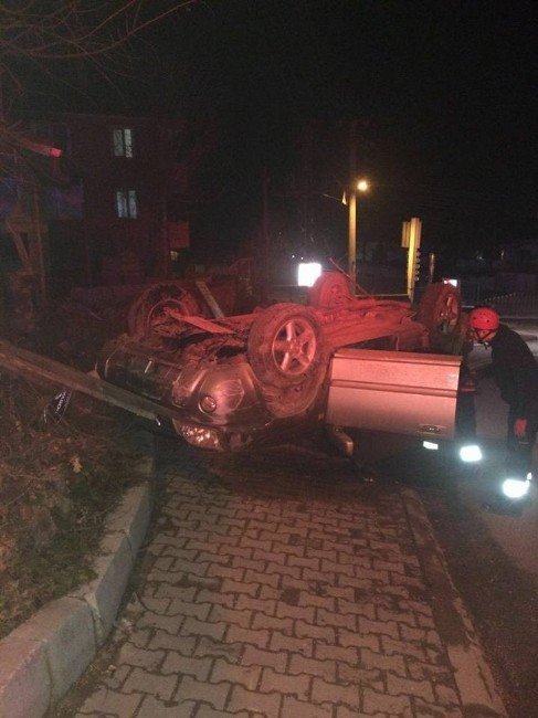 Bolu’da Trafik Kazası: 3 Yaralı