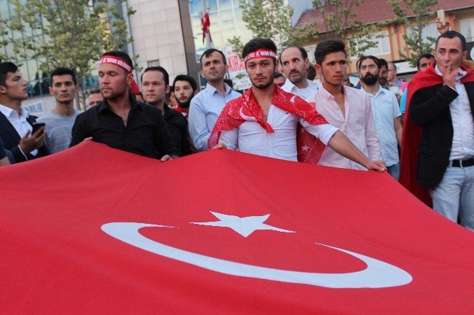 Bolu’da Teröre Tepki Yürüyüşü
